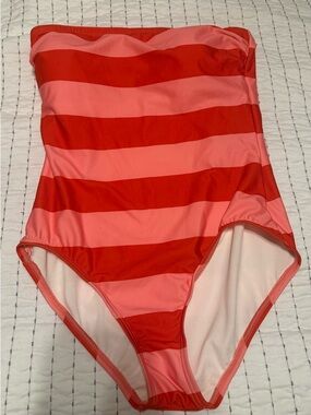 kate spade Pink and Coral One-Piece Swimsuit